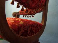 Polsterei Ohseloff - Scherenstuhl Nachfertigung 1890 Polstermöbel Polster Möbel traditionelle Polsterung